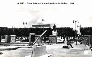 Lourmel - Statue du General de Lourmel dans le jardin d'enfants - 1959